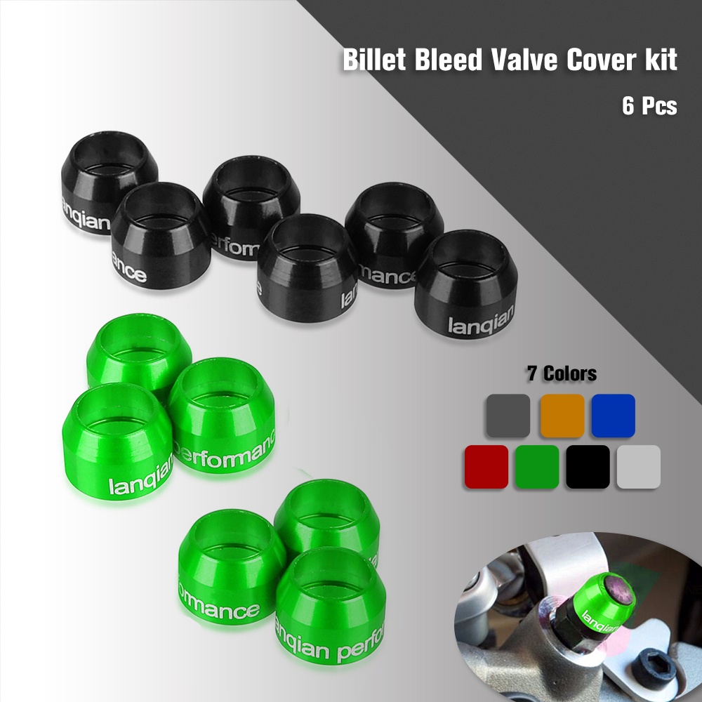 CNC Bleed Valve Cover Kit FOR KAWASAKI Z750 Z1000 Z1000SX ER6F ER6F 2007 2008 2009 2010 2011