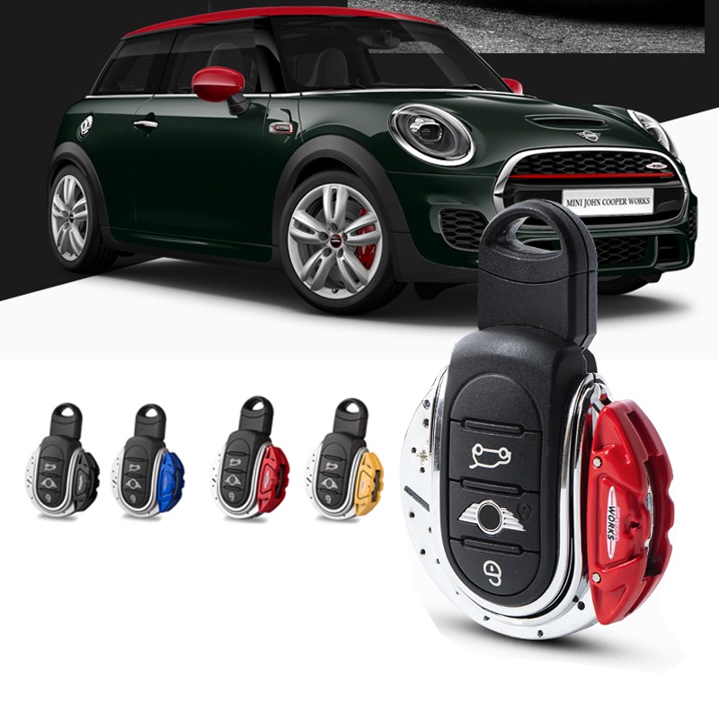 iJDM JCW Car Key Cover For mini cooper key cover keycase key chain For