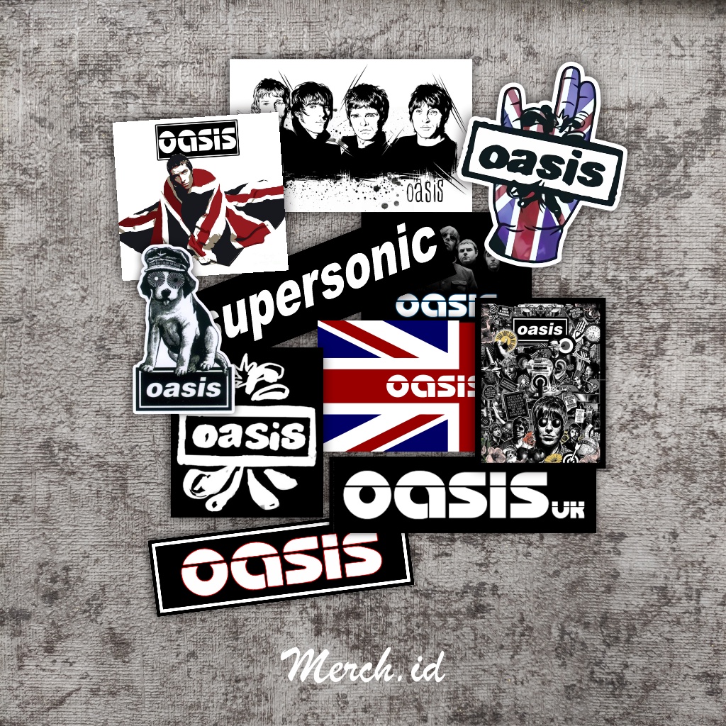 Oasis band sticker/sticker pack Shopee Malaysia