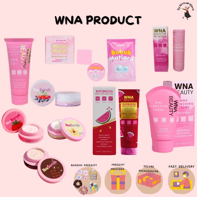 [READYSTOCK] SCRUB BY WNA SABUN GLUTA GEBU BUBUK MUTIARA NEW FORMULA