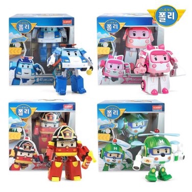 Robocar poli Transformation Robot Deluxe Poli Roy Amber Helly | Shopee ...