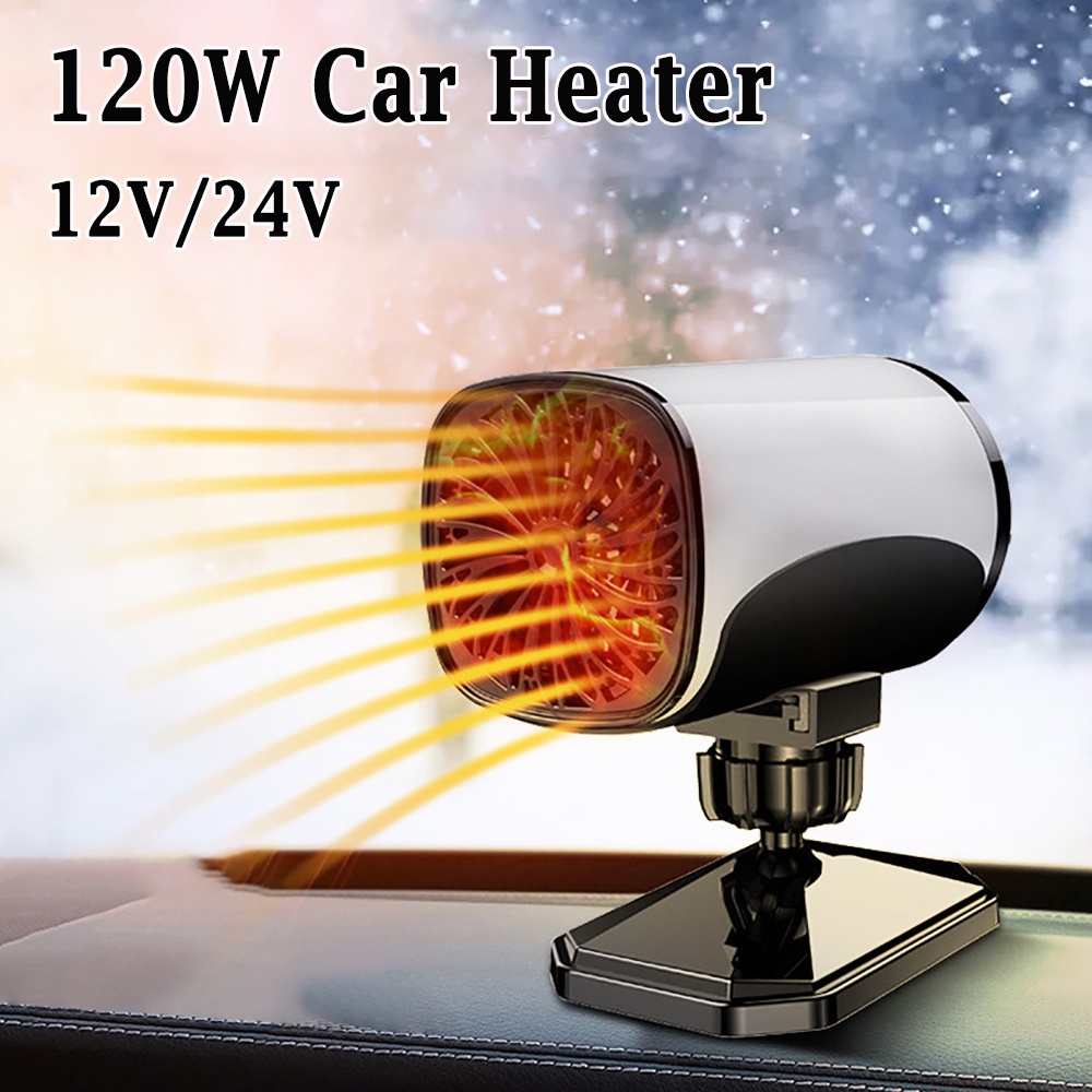 120w Car Heater 12 24v Winter Windshield Defroster Dashboard Install 