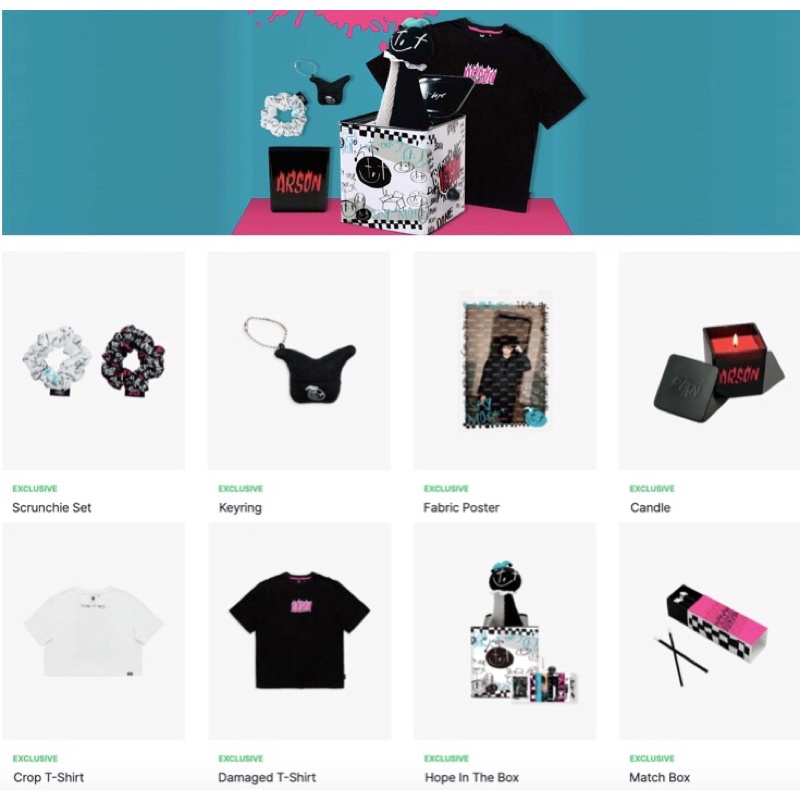 BTS j-hope Jack in the Box official merch (from 3 Nov Weverse restock ...