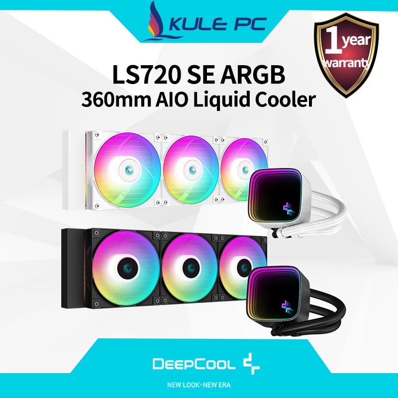 Deepcool LS520 SE LS720 SE CPU AIO Liquid Cooler ARGB White Black 240