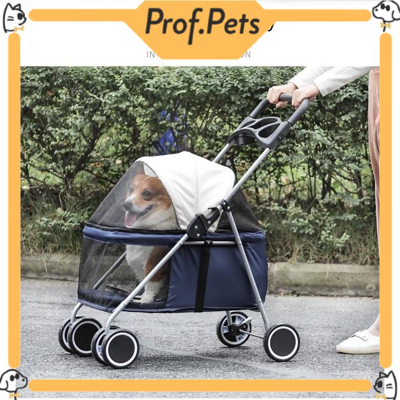 Pet Trolley Foldable Trolley Pets Stroller Puppy Stroller Cat Stroller