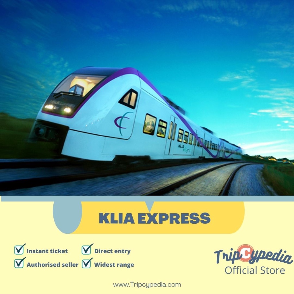 [PROMO 2024] KLIA Express Airport Train Tickets (QR Code Direct Entry)