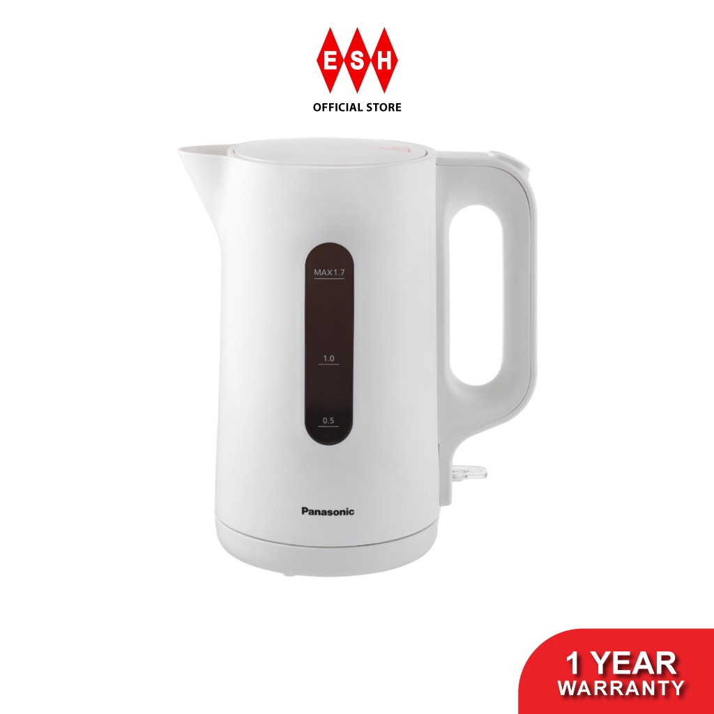 Panasonic NCK101 1.7L White Plastic Electric Kettle Shopee Malaysia