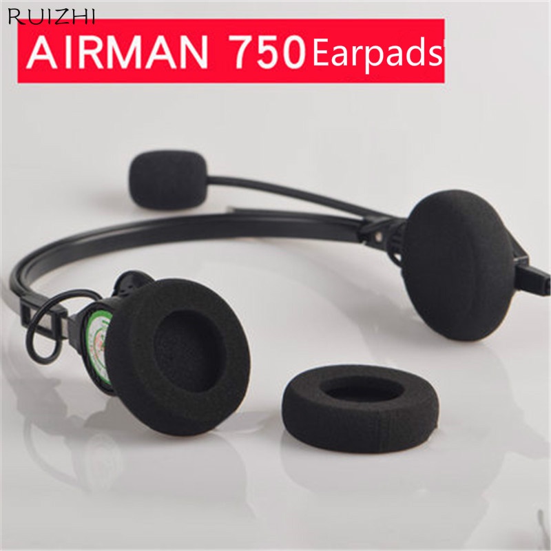 Headset Foam Cusion Replacement for TELEX AIRMAN 750 Pilot Headphone Earpads Soft Sponge Cover Comfortable