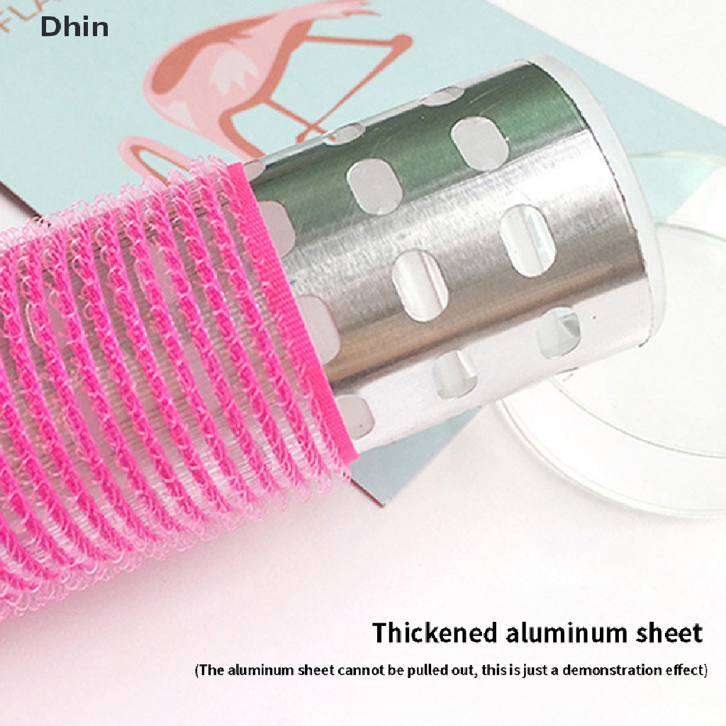 [Dhin] 4size Hair Rollers Hair Curlers Lazy Curler Hair Roller with aluminum sheet COD