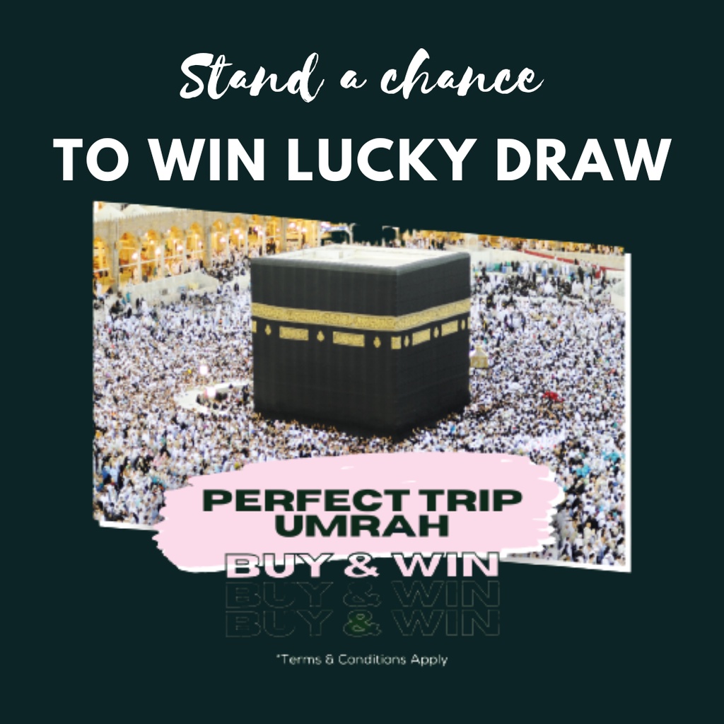 WIN A PACKAGE UMRAH [ LUCKY DRAW NUFIYA ] Shopee Malaysia