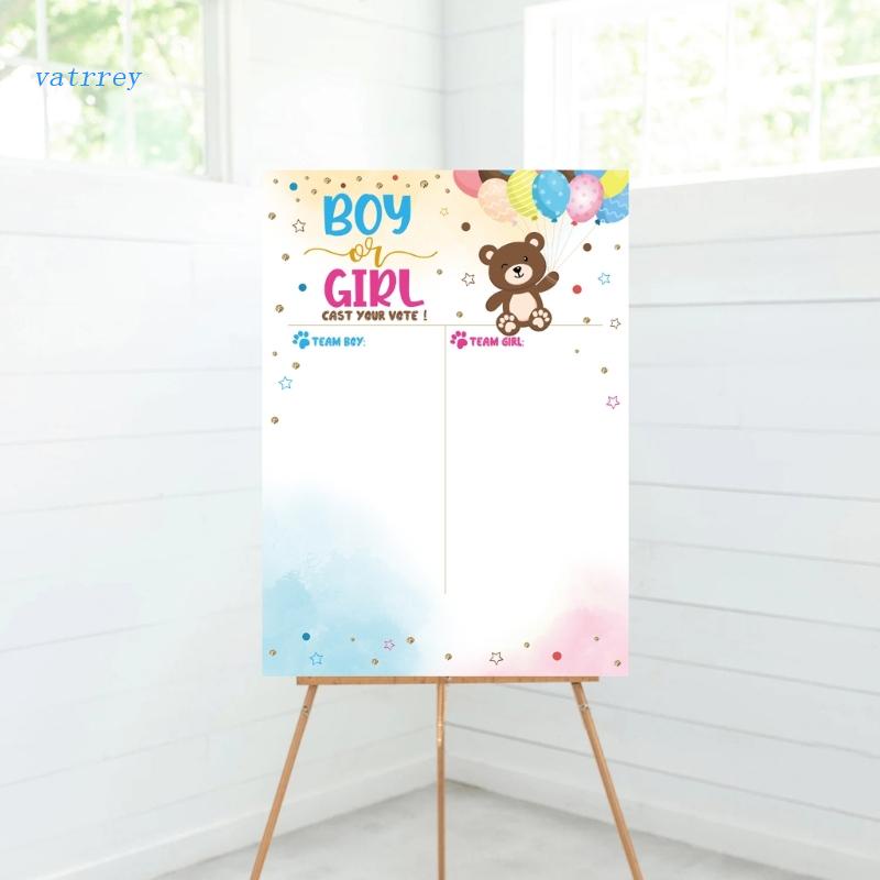 VA Gender Reveal Ideas Games 36 Voting Gender Reveal Party Decorations Boy or Girl Party Supplies for Gender Reveal Use