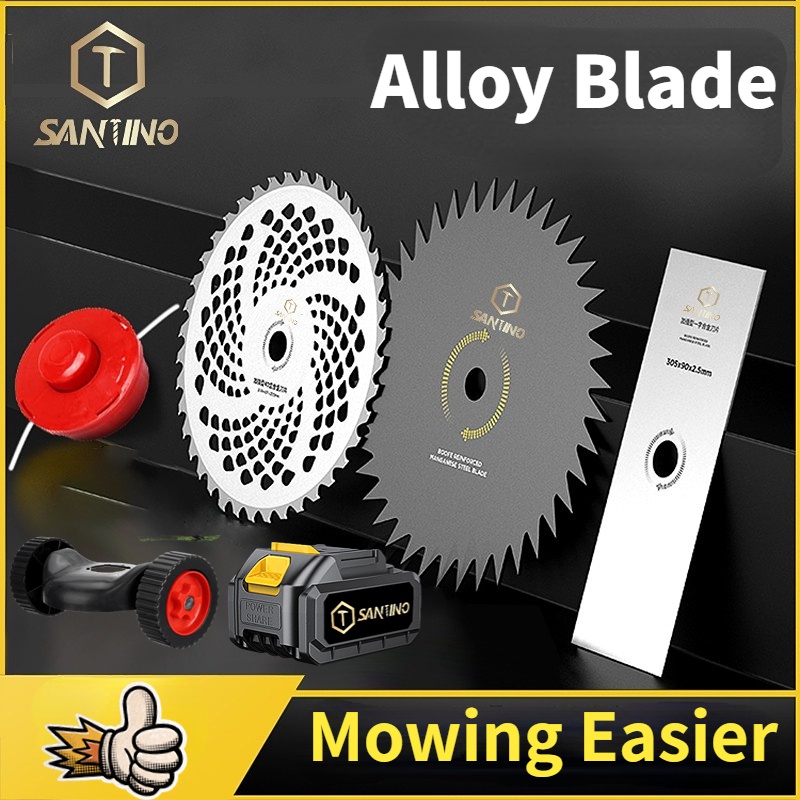 SANTINO Grass Cutter Spare Parts Rechargeable Battery 6/8inch Metal