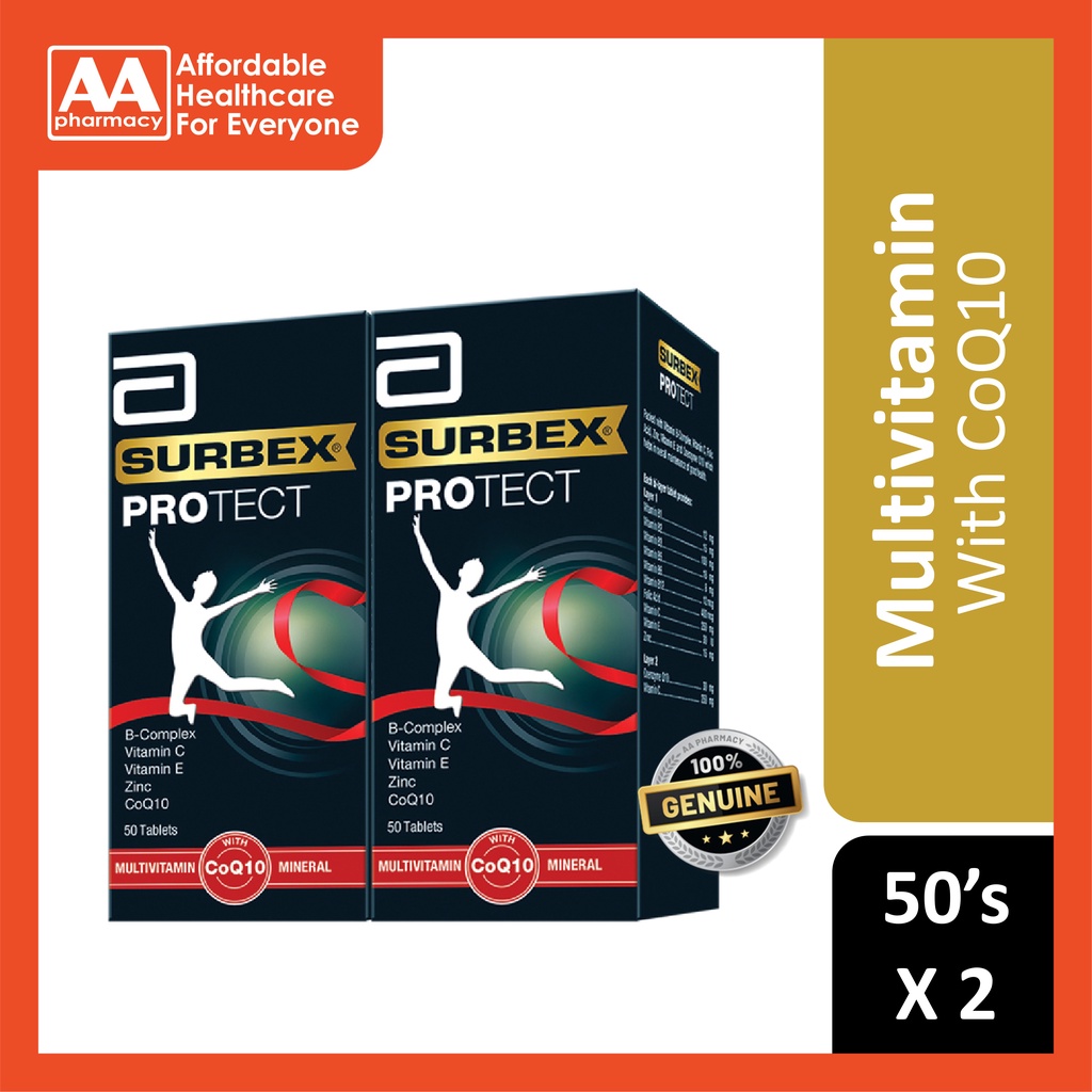Surbex Multivitamin Protect 2X50's | Shopee Malaysia