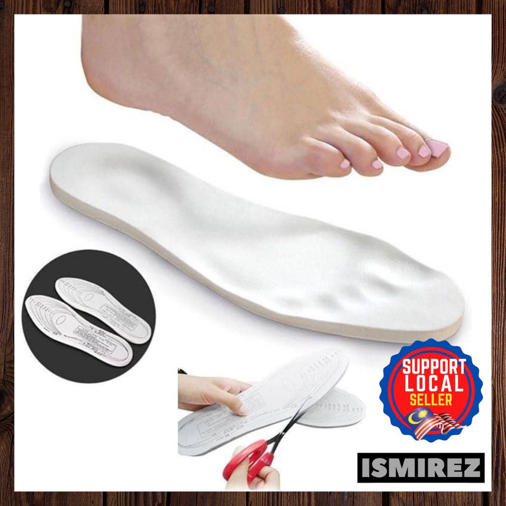 Foam Insoles Arch Foot Care Comfort Pain Relief Alas Kaki dalam Kasut ...