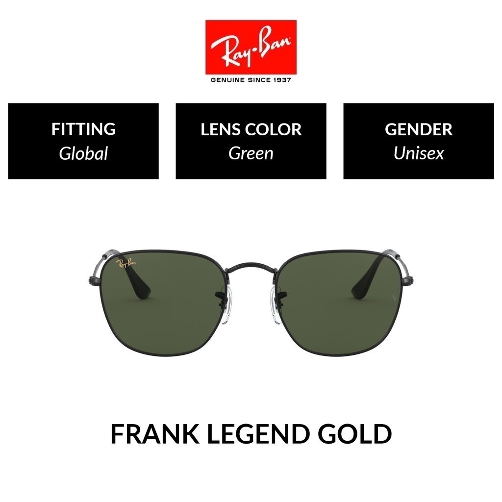 Ray-Ban Frank Sunglasses RB3857 919931 | Shopee Malaysia