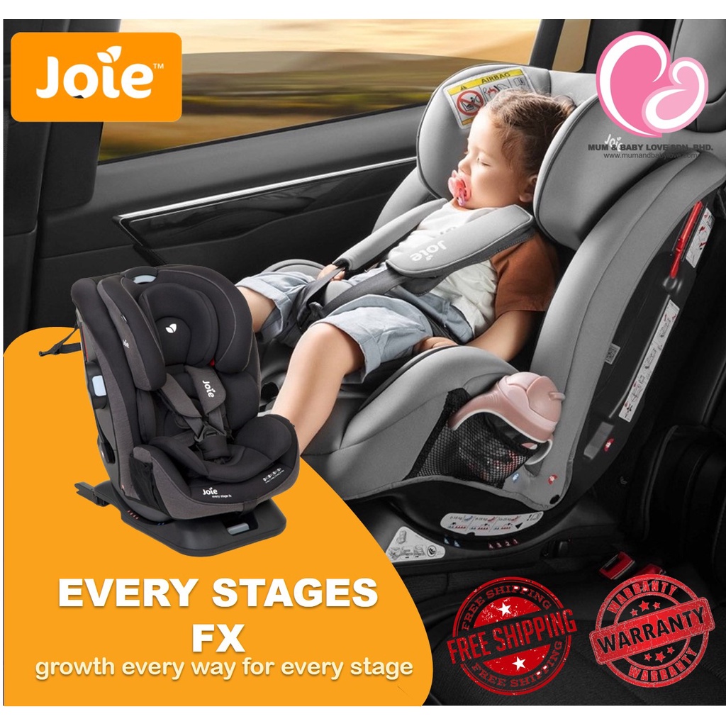 Joie Every Stage FX Car Seat Baby with Isofix (Convertible) Newborn
