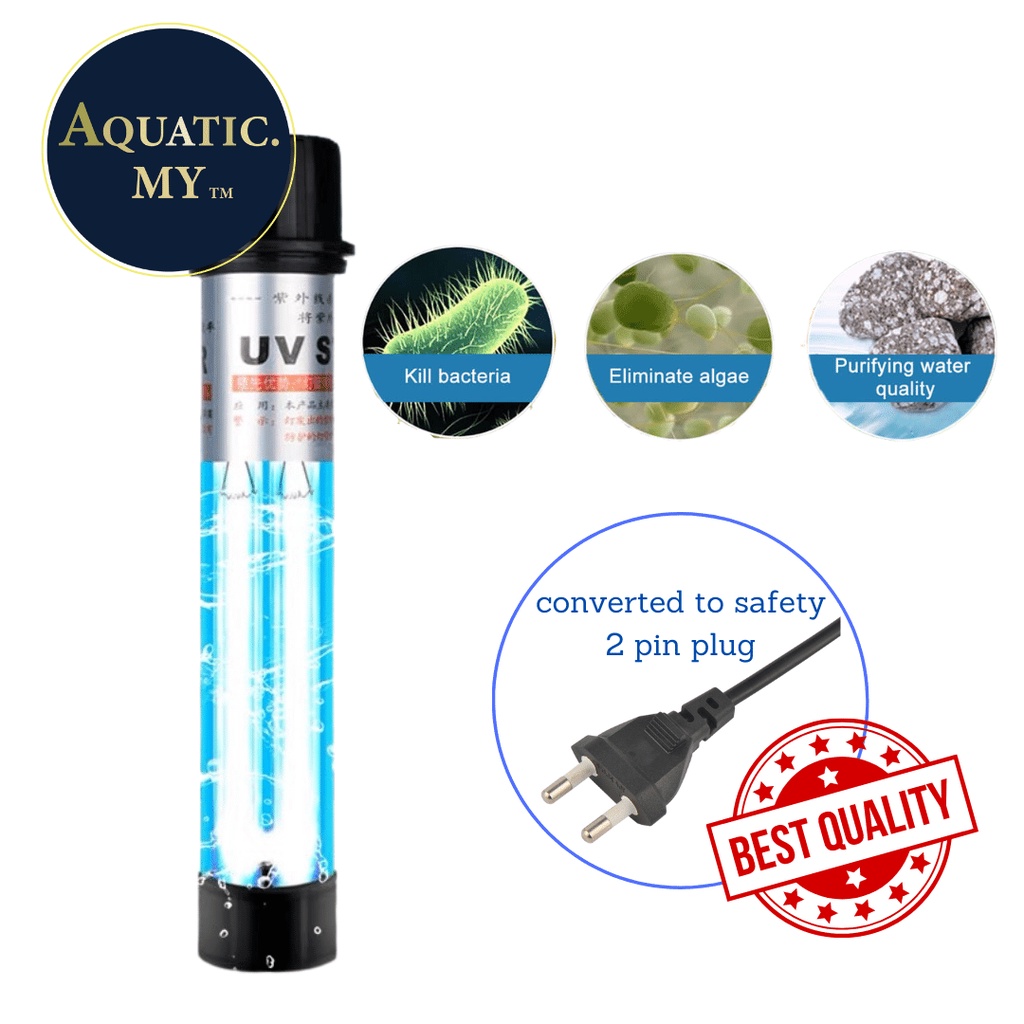 Aquarium Premium Submersible UV Sterilizer/ UVC /UV light For Sump tank