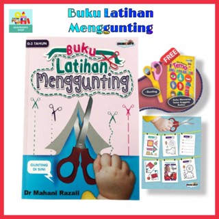 Buku Latihan Menggunting | Buku Aktiviti Kanak-Kanak | 2 Tahun Keatas ...