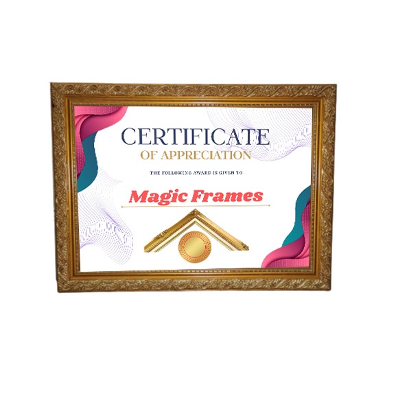 A4 size certificate gold frames | Shopee Malaysia