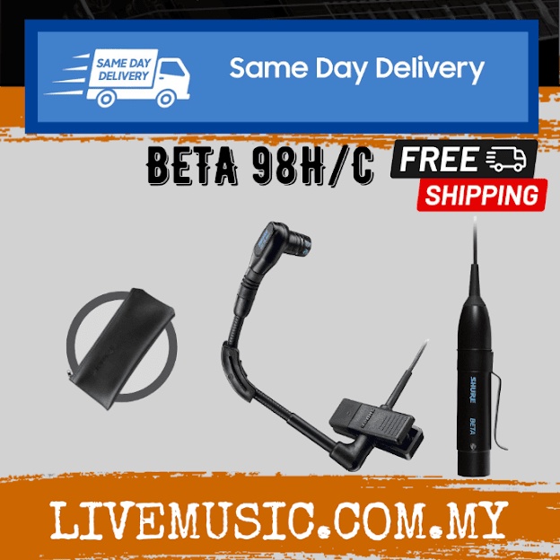 Shure Beta 98H C Microphone : Shure Wired BETA 98H/C Microphone – YRCKY
