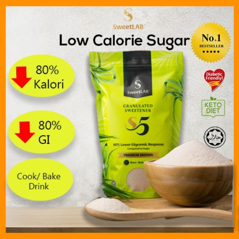 SweetLAB S5 Granula Sweetener & SweetLab zero calorie drop | Shopee ...