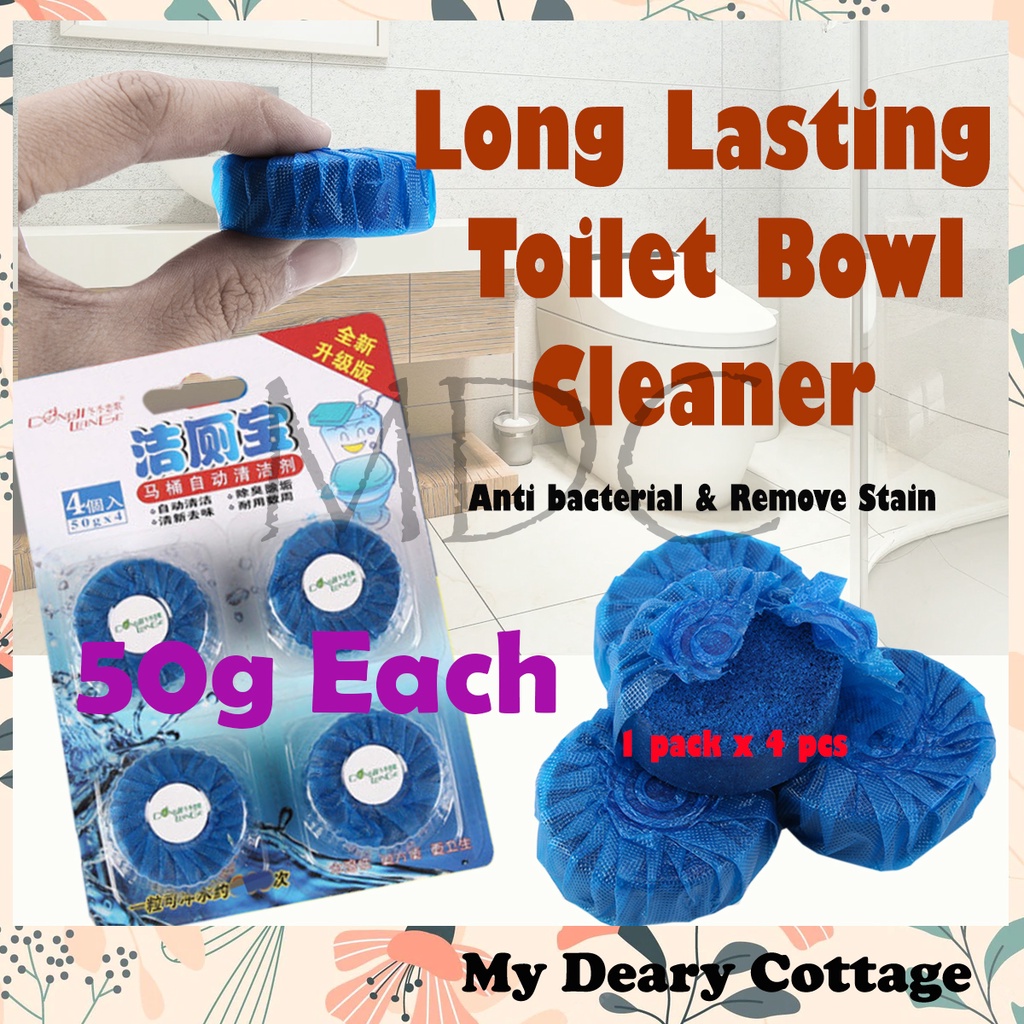 Magic Auto Toilet Bowl Cleaner Blue Tablet Flush Bathroom Toilet Tank Blue Clean Bubbles