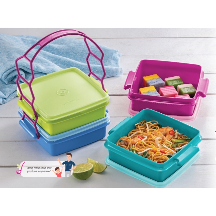 Tupperware Small Goody Box With Cariolier (4PCS) 790ml | Shopee Malaysia