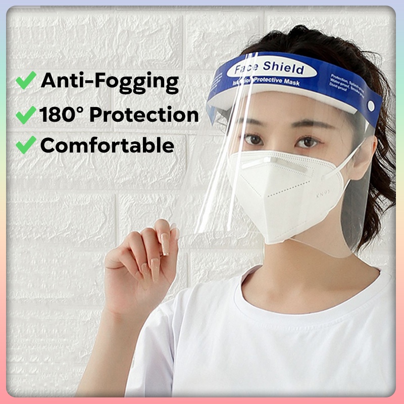 [Ready Stock] High Definition Face Shield Cover Protective Face Screen