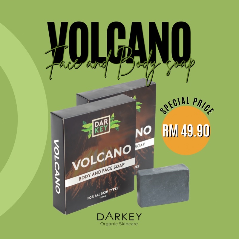 volcano soap darkey 100 original HQ Shopee Malaysia