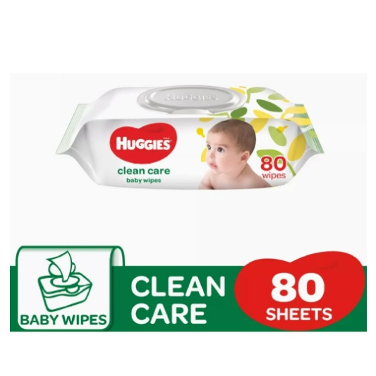 Huggies Baby Wipes Clean Care 80s x 1 Pack Shopee Malaysia