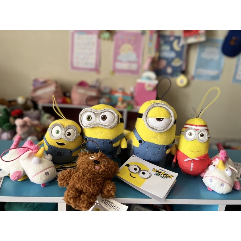SEGA Minion Collectibles Soft Toys Plush Kids Premium Licensed Authentics Product Illumination Papoy Japan