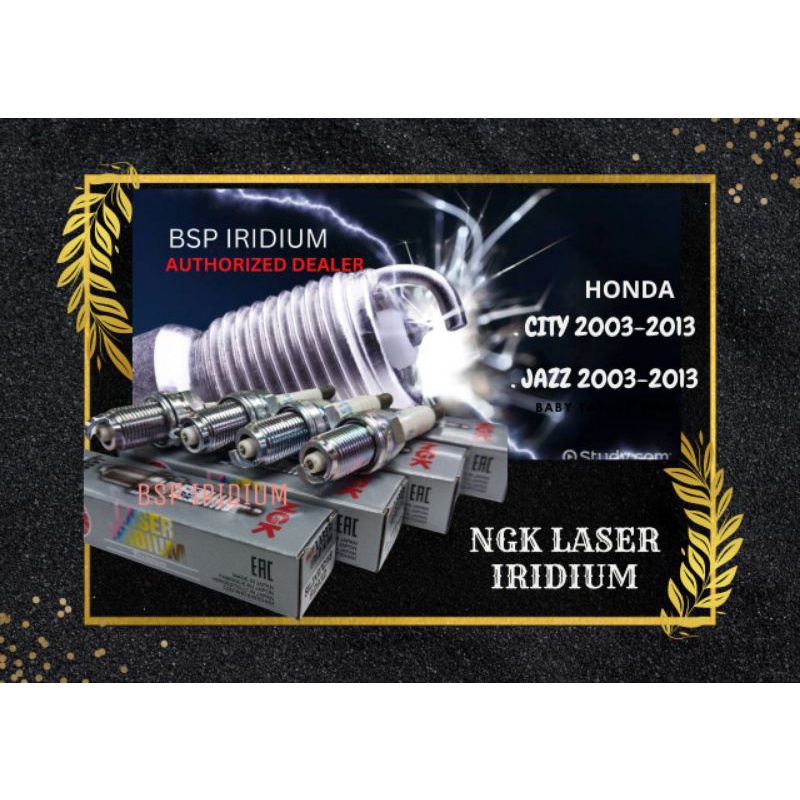 {💯 Original } Honda City / Jazz Spark Plug Iridium IZFR6K13 Honda 2003
