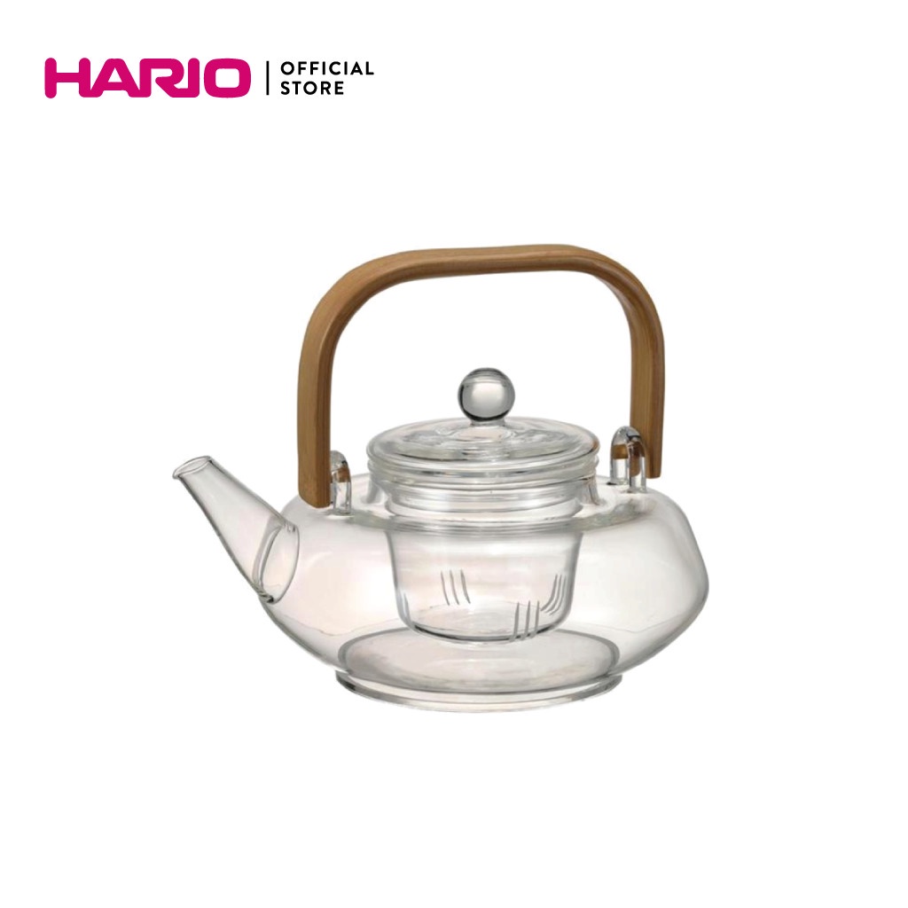 HARIO GLASS TEAPOT WITH WOODEN HANDLE 700ML Shopee Malaysia