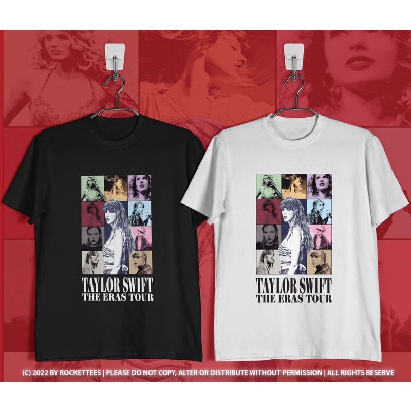 Taylor Swift The Eras Tour Tshirt 100% Cotton Unisex