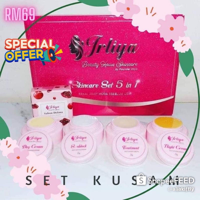 Skincare Irliya beauty set Kusam | Shopee Malaysia