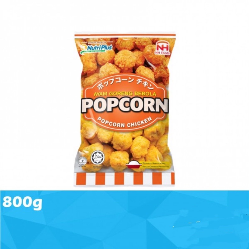 Nutriplus Premium Popcorn Chicken 800g Original Popcorn ayam ketul KFC