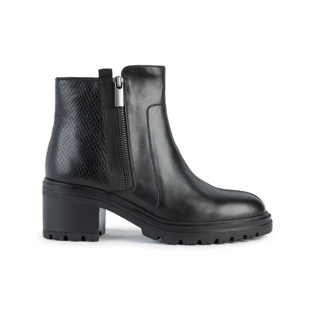 Bottes Noir Femme Geox Damiana | Déstockage Geox