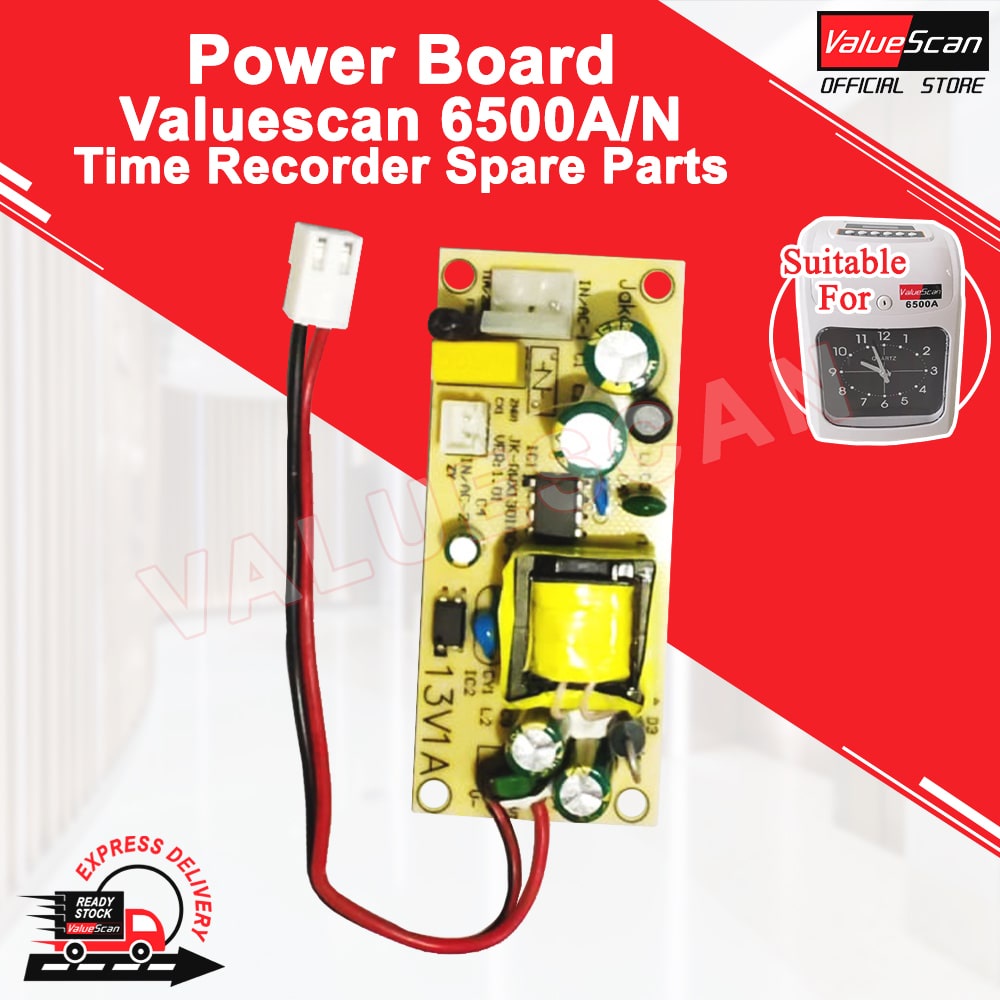 Power Board for Valuescan 6500A / 6500N Time Recorder Spare Part