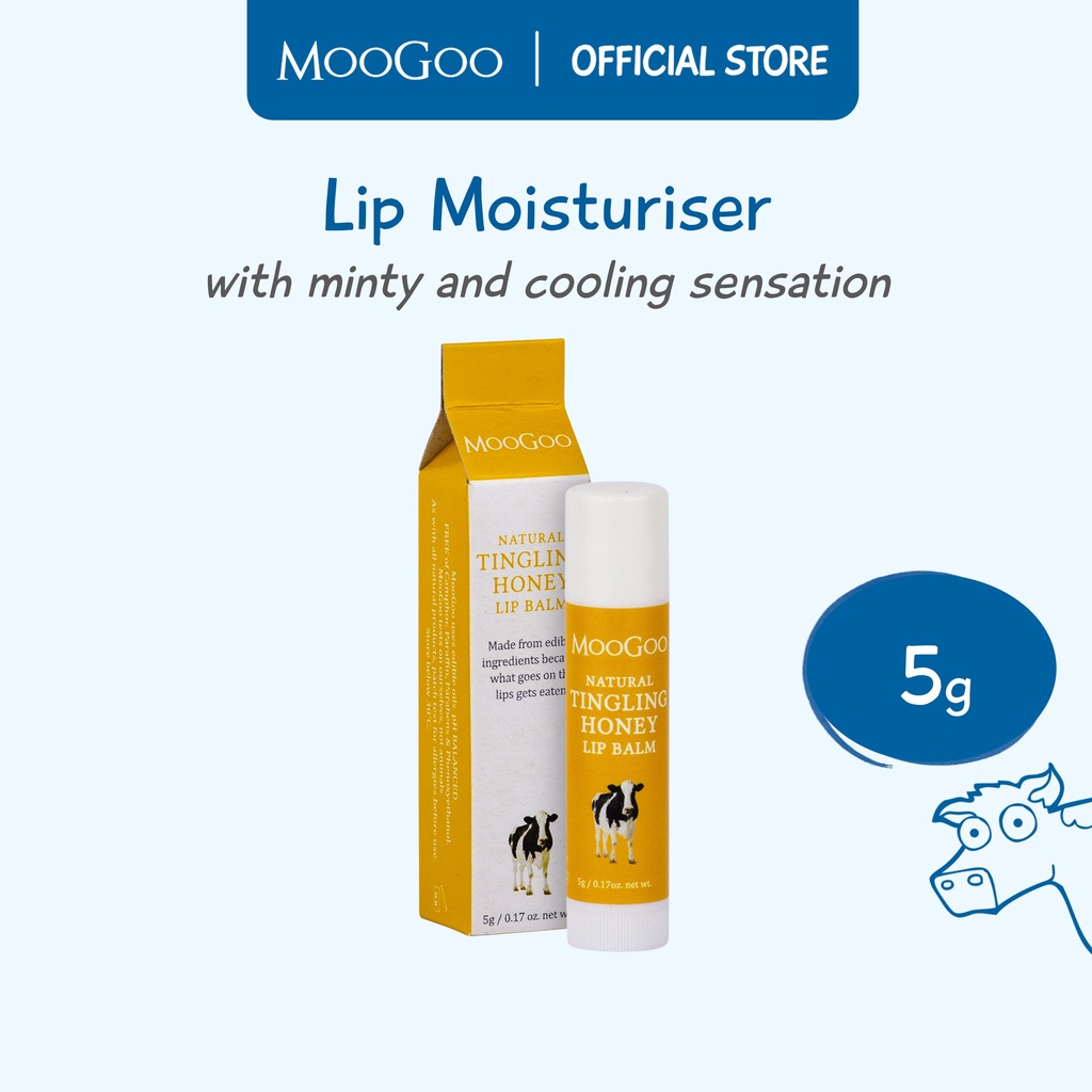 MooGoo Edible Lip Balm Tingling Honey (5g) Shopee Malaysia