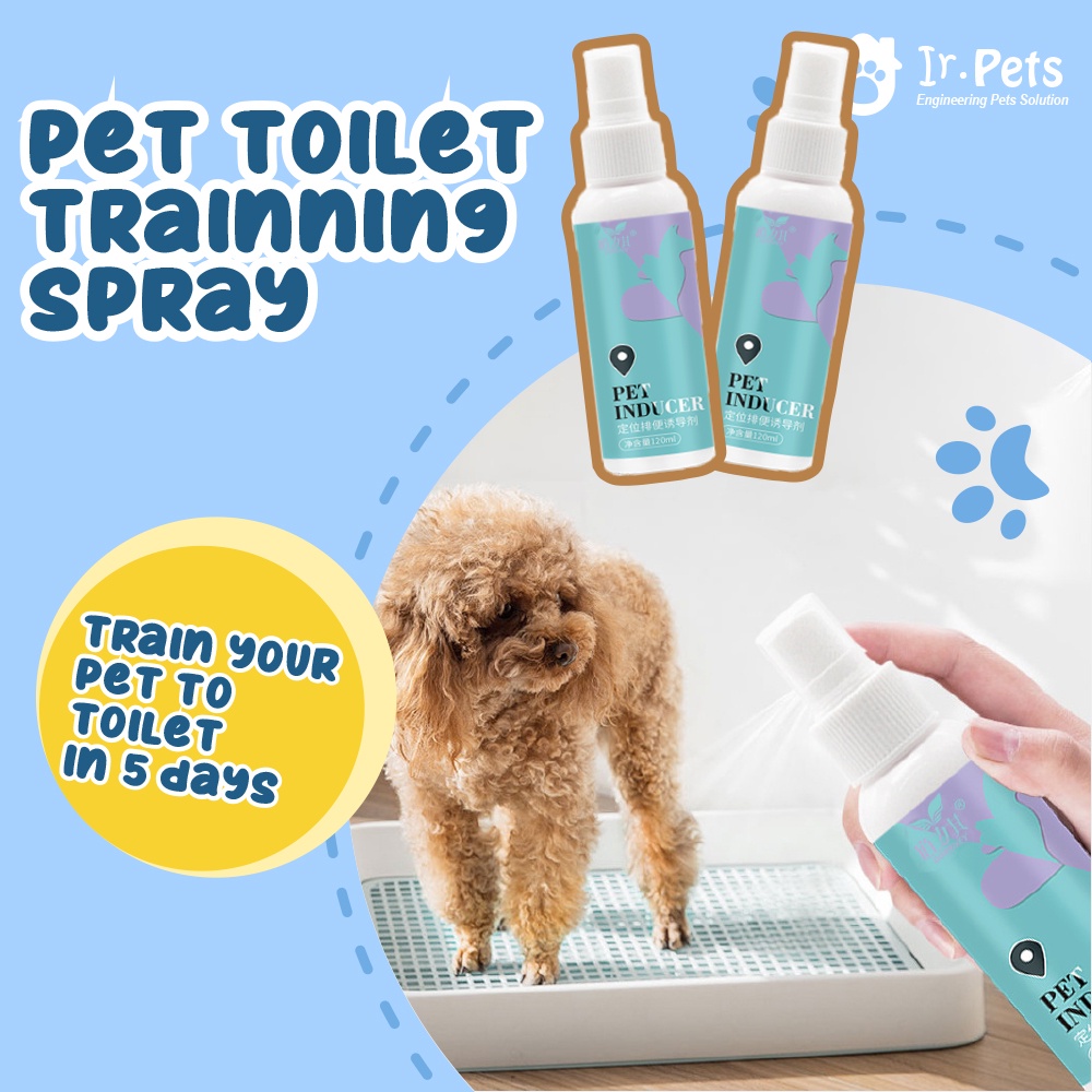 Pet Toilet Inducer Area Spray Training Defecate Cat Pee Shit Lead Spray ...