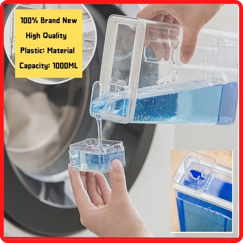 Laundry Detergent Dispenser, Liquid Laundry Soap Containers & Fabric