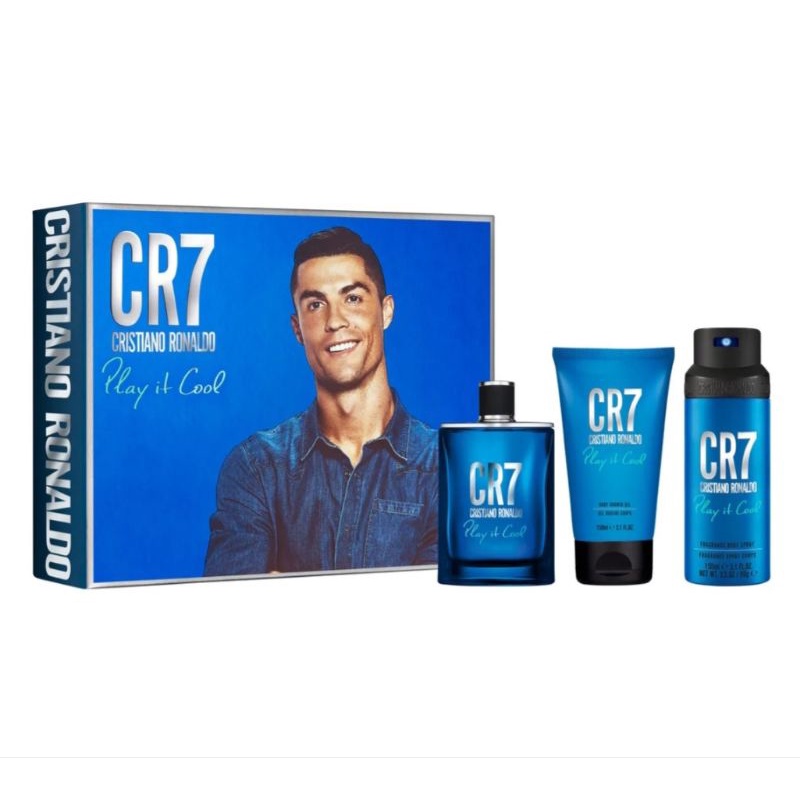 Cristiano Ronaldo CR7 PLAY IT COOL EAU DE TOILETTE & BODY GIFT SET