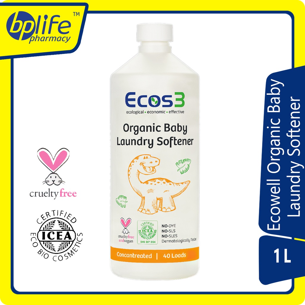 Ecos3 Organic Baby Laundry Softener 1000ml Shopee Malaysia