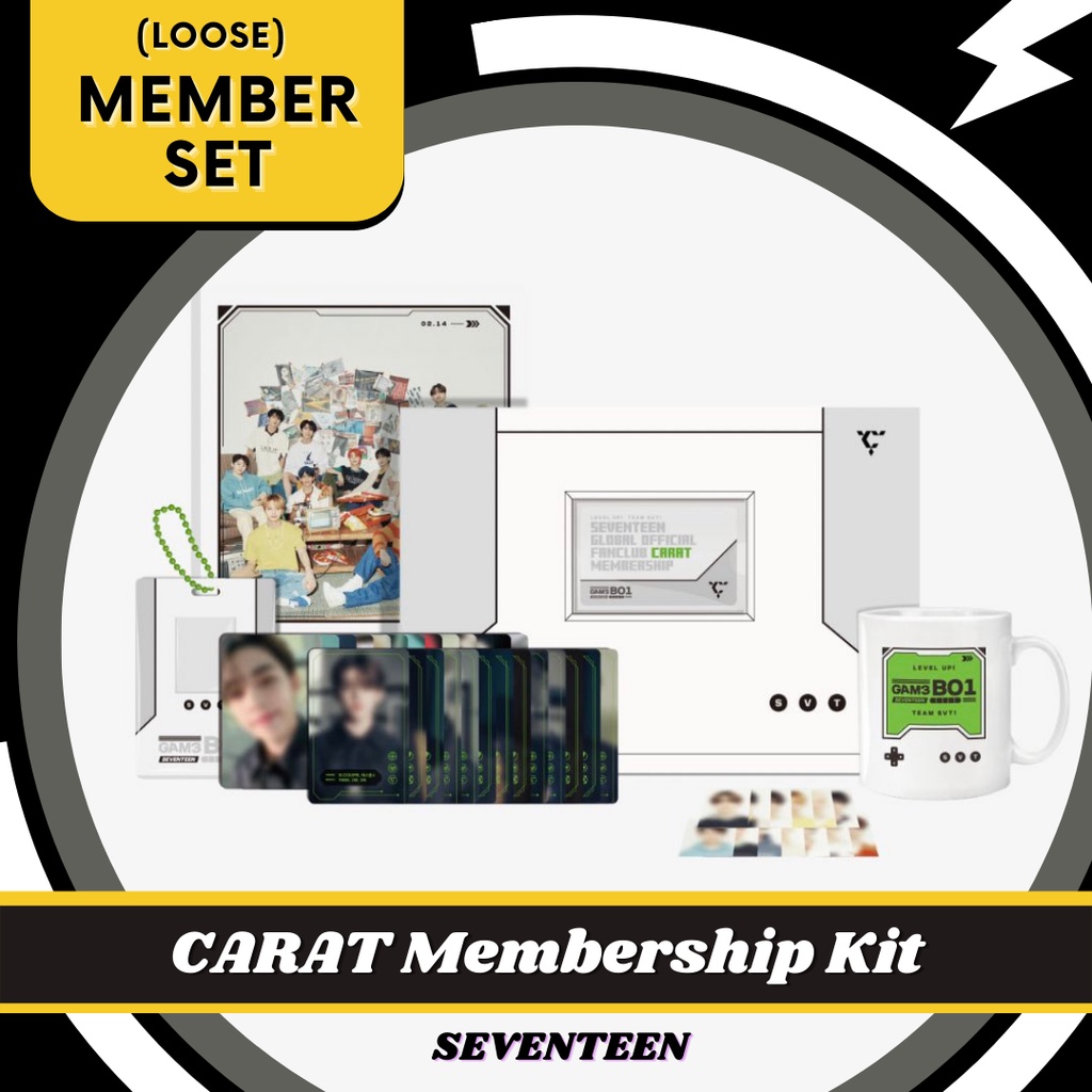 (Member Set) SEVENTEEN CARAT Membership Kit Shopee Malaysia