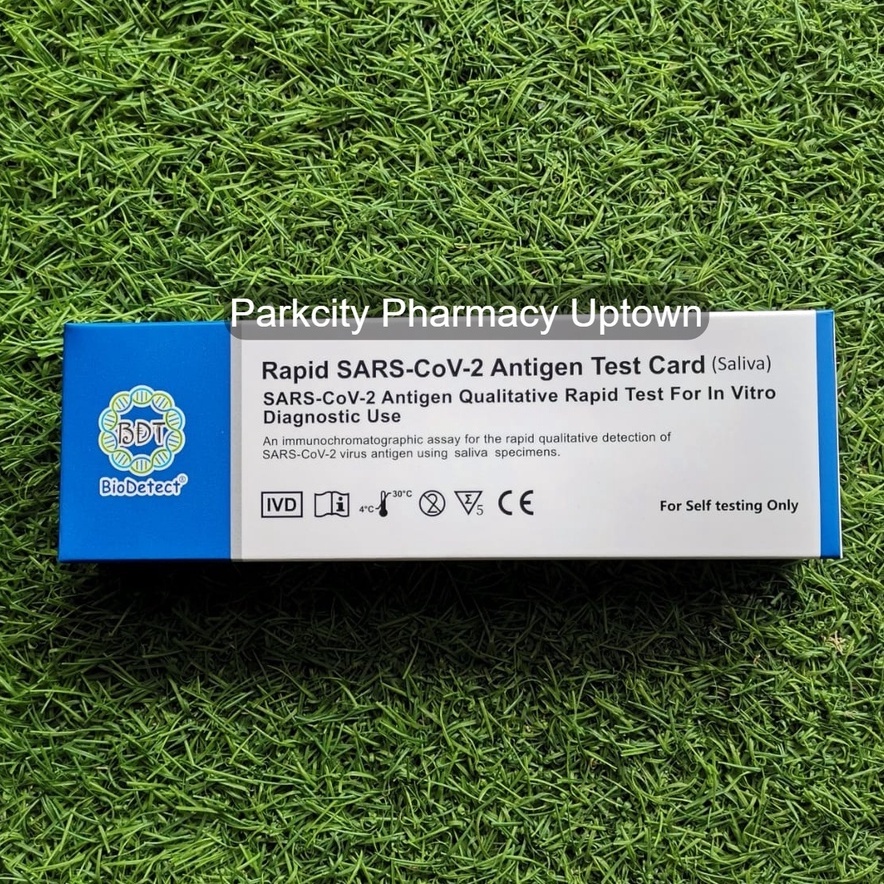 BDT Covid19 Antigen Rapid Saliva Test Kit 1's Expiry09/2023 Shopee