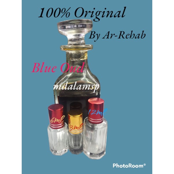 Blue Oud dan Bahrain oud 100 original by arrehab Jeddah Saudi arabia