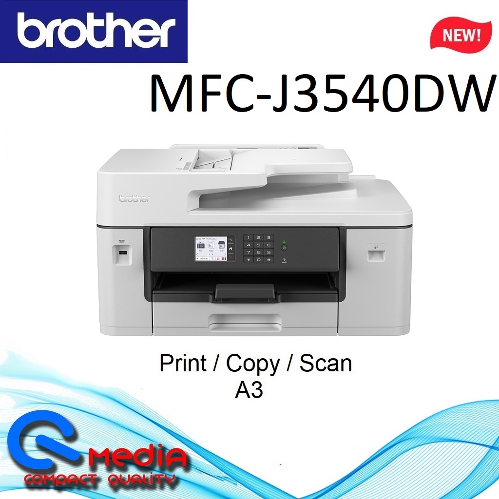 Brother MFCJ3540DW A3 All In One Wireless Inkjet Printer Auto 2