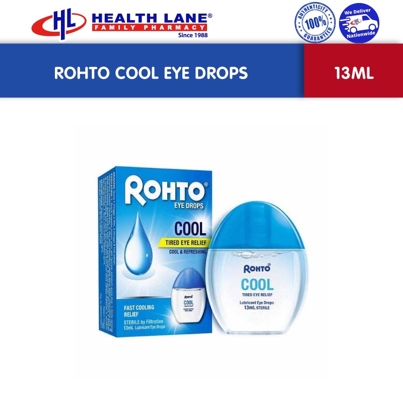 ROHTO COOL EYE DROPS (13ML) Shopee Malaysia