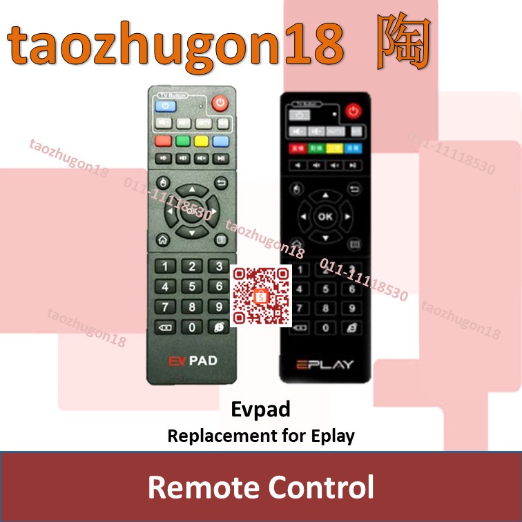 Original Evpad Eplay TV Box Boxes Player Remote Control 2S 3 3S 3R 3Max