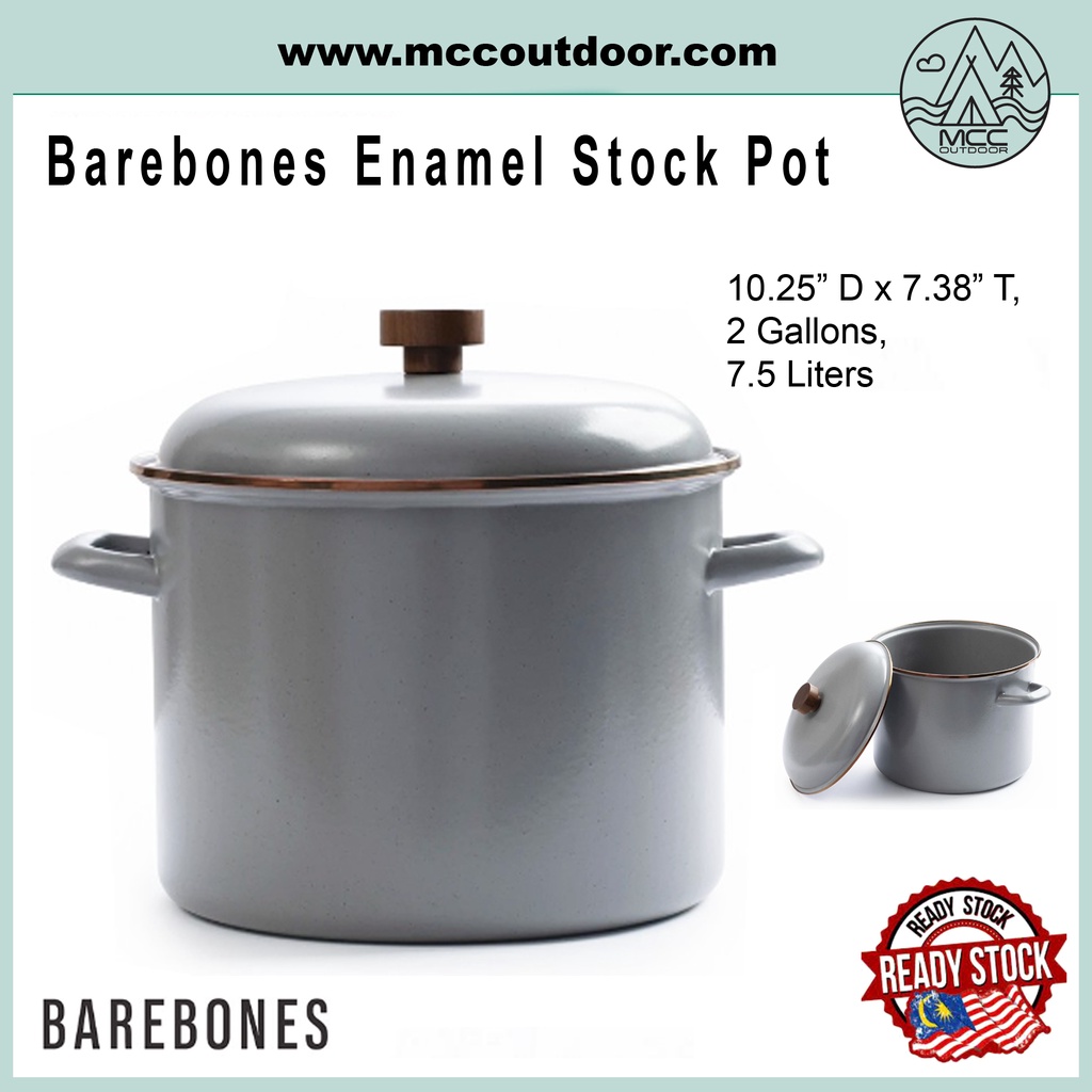 Barebones Enamel Stock Pot Shopee Malaysia